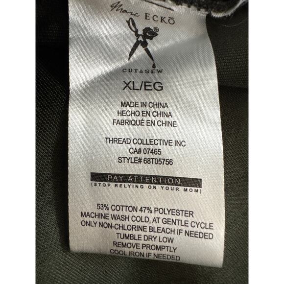 Marc Ecko Cut & Sew Camo Short Sleeve Hoodie Shirt Unisex XL Round Hem - Picture 7 of 9